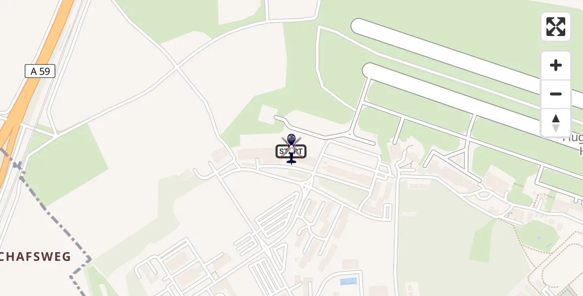 Flugroute Polizeihubschrauber Sankt Augustin - Sankt Augustin, 28 Mai 2026, 07:42