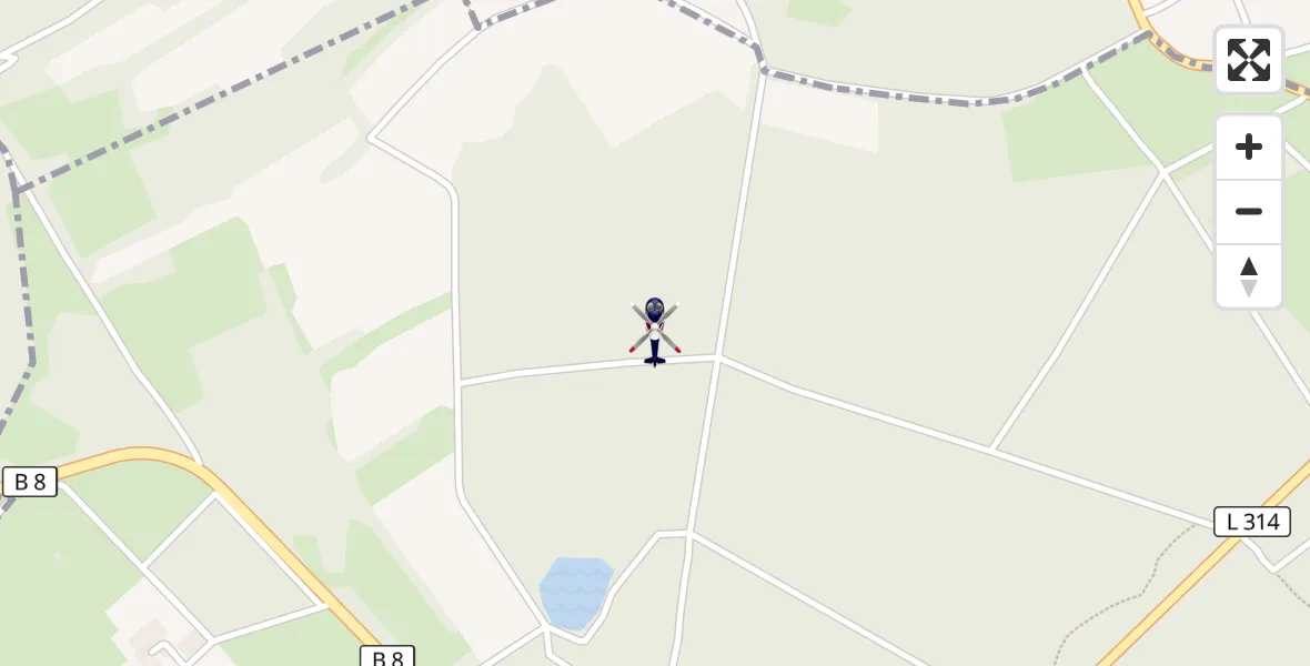 Flugroute Polizeihubschrauber Hundsangen - Hundsangen, 28 Mai 2026, 08:25