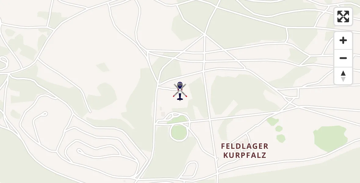 Flugroute Polizeihubschrauber Baumholder - Baumholder, 28 Mai 2026, 08:32