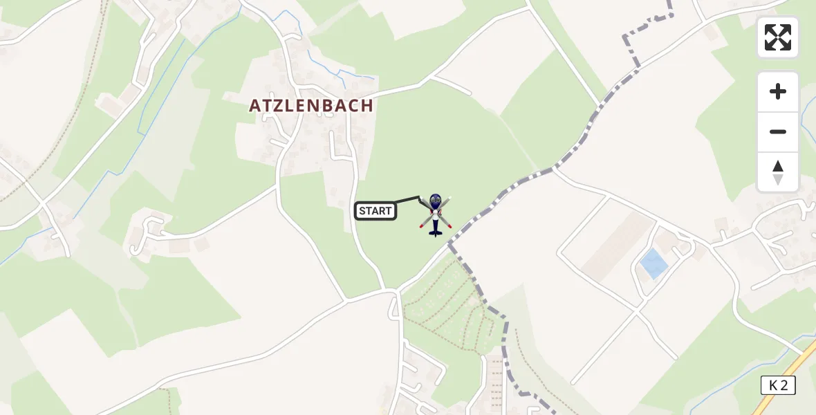 Flugroute Polizeihubschrauber Leverkusen - Leverkusen, 28 Mai 2026, 10:31
