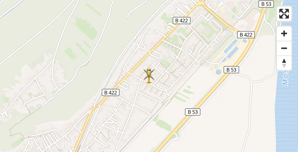 Flugroute Rettungshubschrauber Trier - Trier, 28 Mai 2026, 16:18