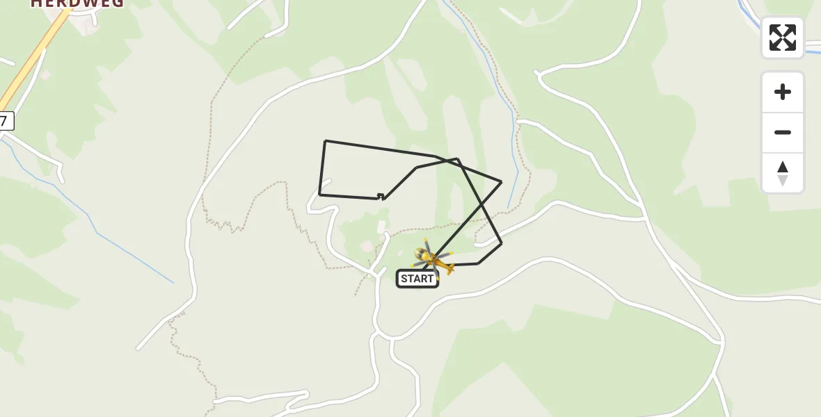 Flugroute Rettungshubschrauber Halblech - Halblech, 28 Mai 2026, 16:18