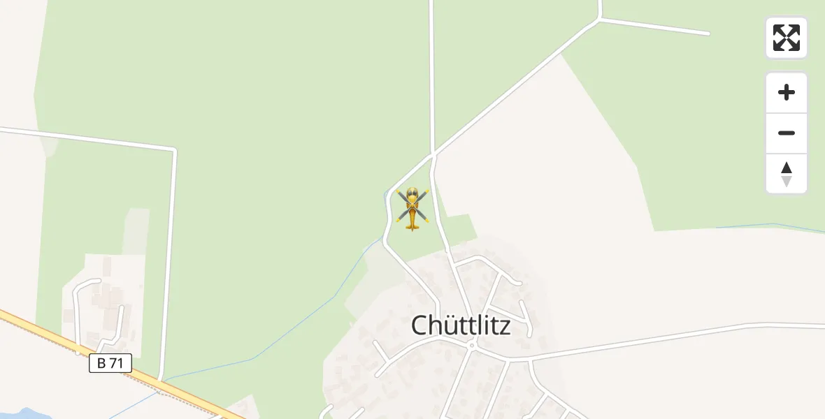 Flugroute Rettungshubschrauber Salzwedel - Salzwedel, 28 Mai 2026, 17:11
