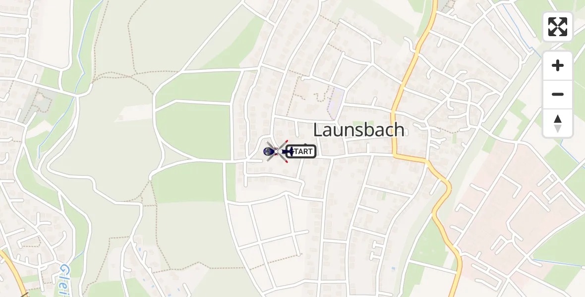 Flugroute Polizeihubschrauber Wettenberg - Wettenberg, 28 Mai 2026, 20:59