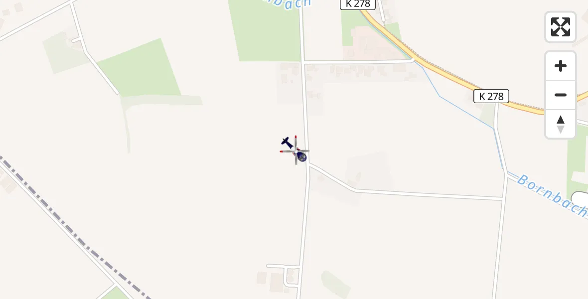 Flugroute Polizeihubschrauber Damme - Damme, 28 Mai 2026, 22:42