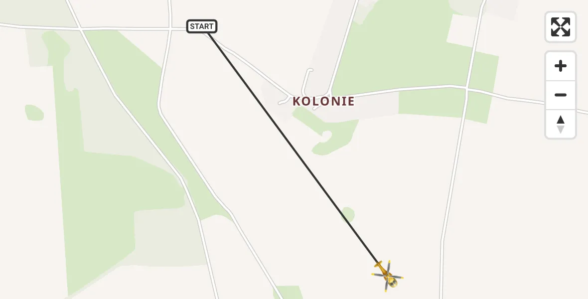 Flugroute Rettungshubschrauber Perleberg - Perleberg, 29 Mai 2026, 09:22