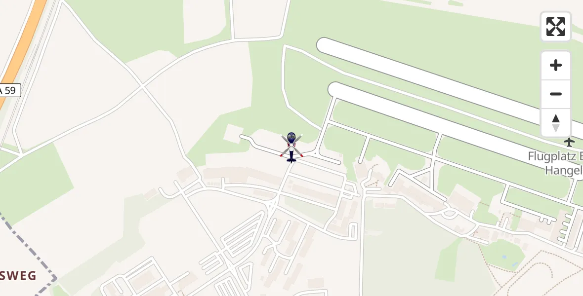 Flugroute Polizeihubschrauber Sankt Augustin - Sankt Augustin, 29 Mai 2026, 09:32