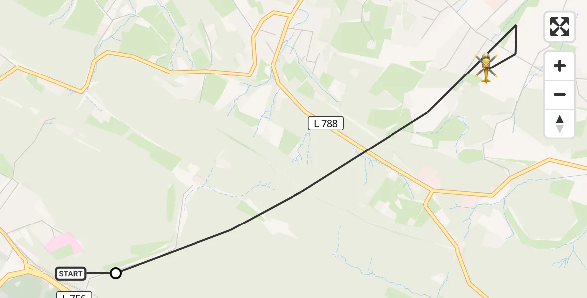 Flugroute Rettungshubschrauber Luftrettungszentrum Bielefeld - Bielefeld, 29 Mai 2026, 16:33