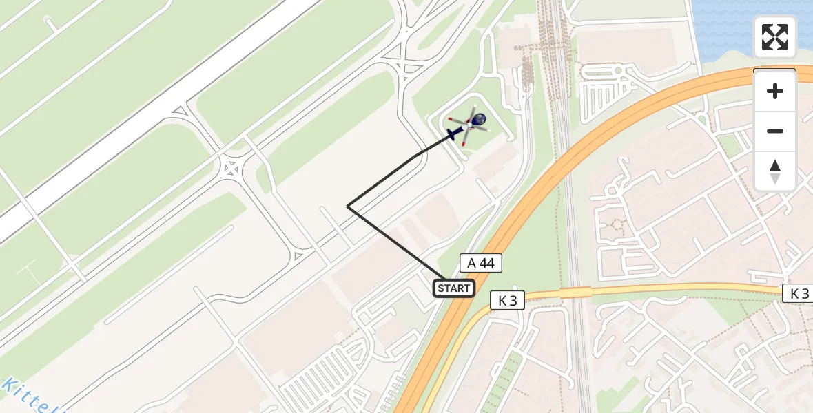 Flugroute Polizeihubschrauber Düsseldorf Flughafen - Düsseldorf Flughafen, 29 Mai 2026, 18:25