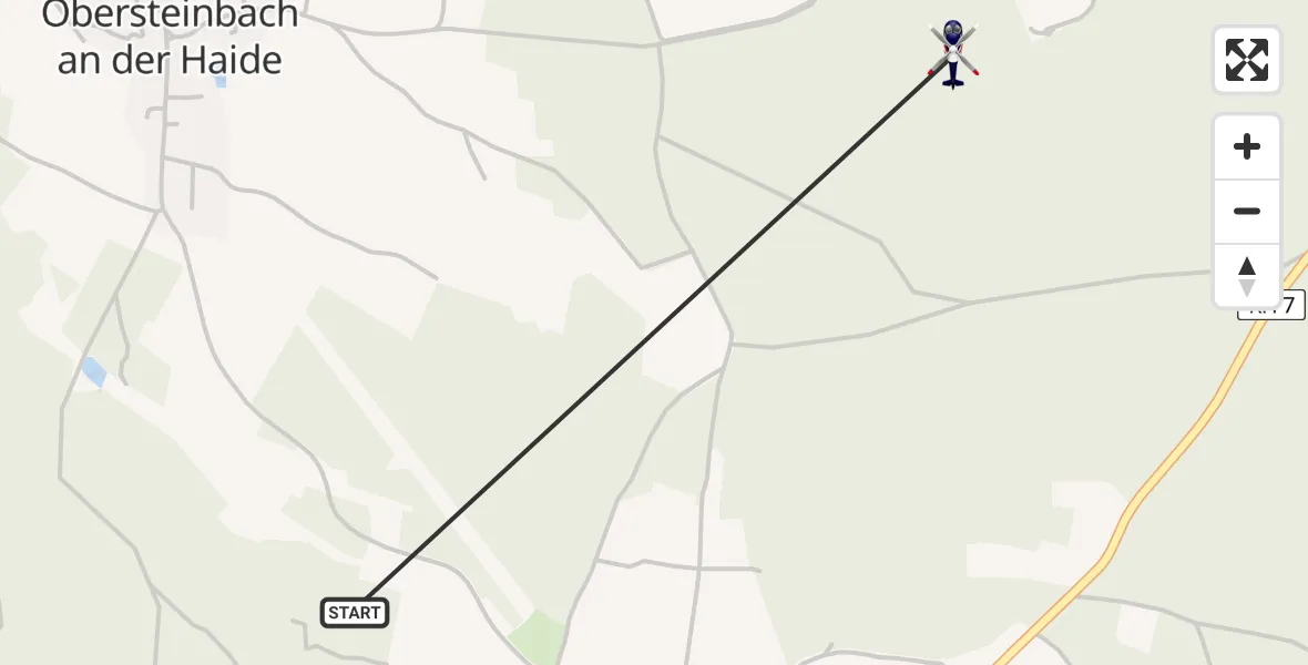 Flugroute Polizeihubschrauber Roth - Roth, 30 Mai 2026, 13:55