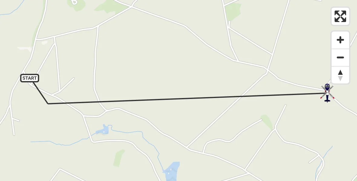 Flugroute Polizeihubschrauber Dahlem - Dahlem, 01 Juni 2026, 08:34