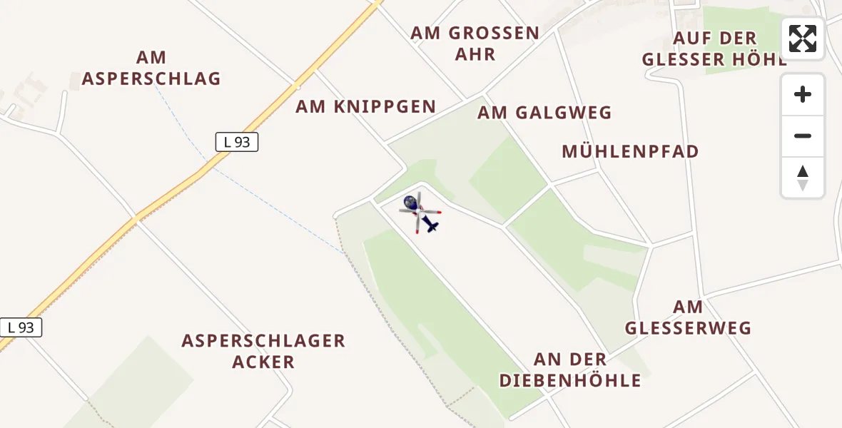 Flugroute Polizeihubschrauber Bergheim - Bergheim, 01 Juni 2026, 12:46
