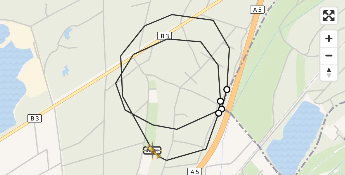 Flugroute Ambulanzhubschrauber Malsch - Malsch, 01 Juni 2026, 12:47