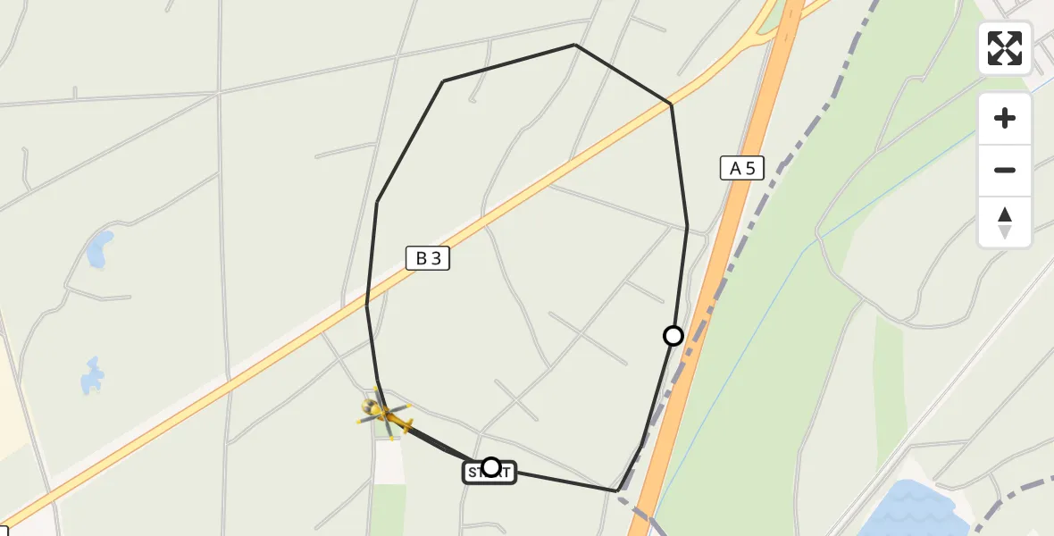 Flugroute Ambulanzhubschrauber Malsch - Malsch, 01 Juni 2026, 13:02