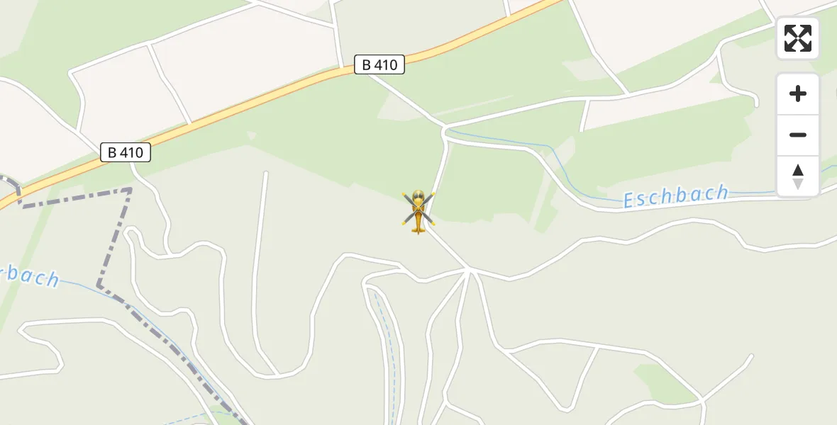Flugroute Ambulanzhubschrauber Boos - Boos, 01 Juni 2026, 18:03