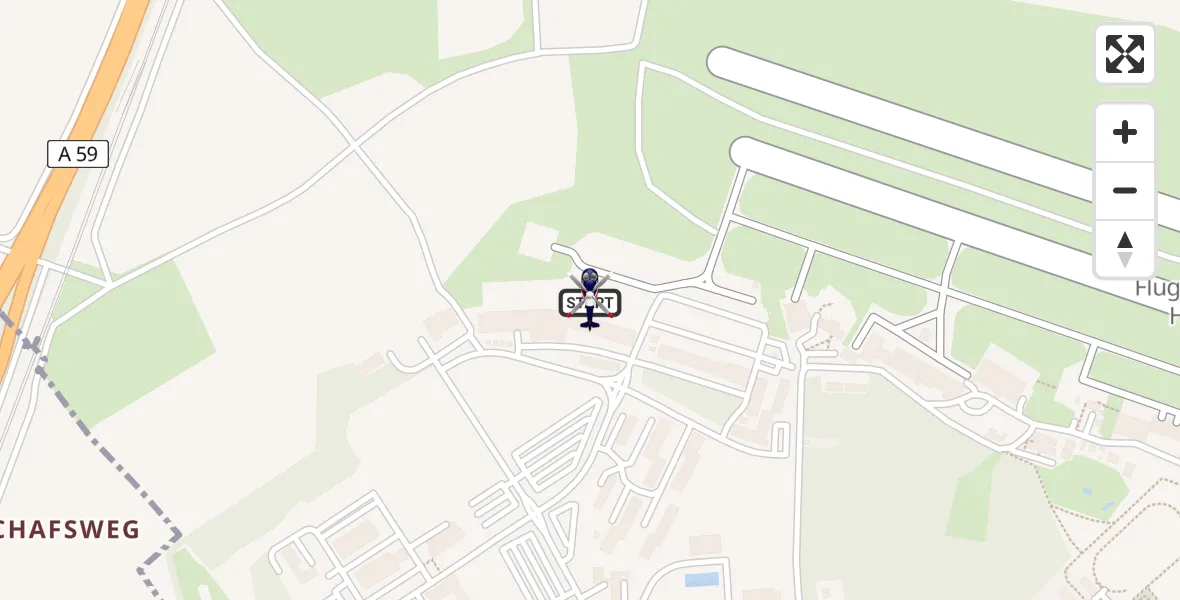 Flugroute Polizeihubschrauber Sankt Augustin - Sankt Augustin, 02 Juni 2026, 07:53