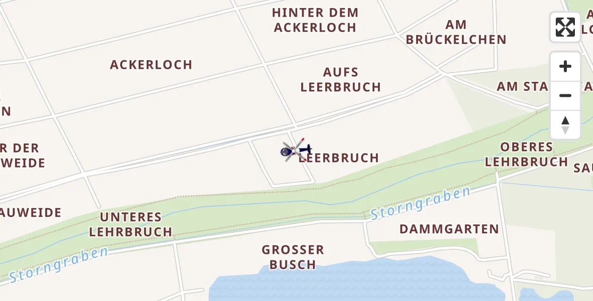 Flugroute Polizeihubschrauber Riedstadt - Riedstadt, 02 Juni 2026, 11:13