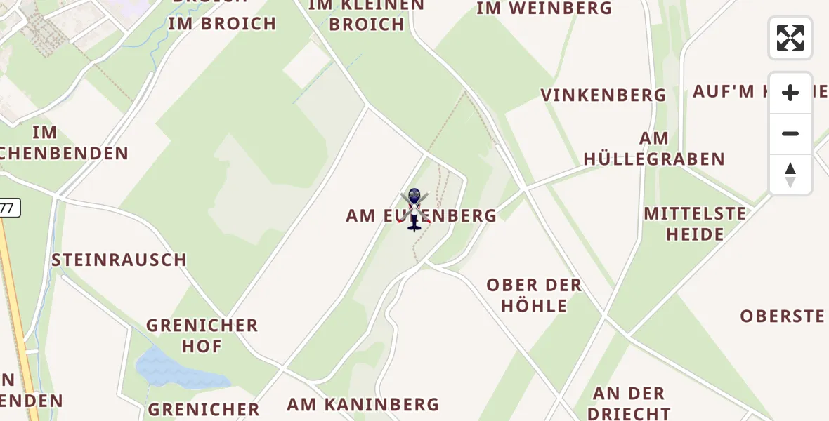 Flugroute Polizeihubschrauber Zülpich - Zülpich, 02 Juni 2026, 11:56