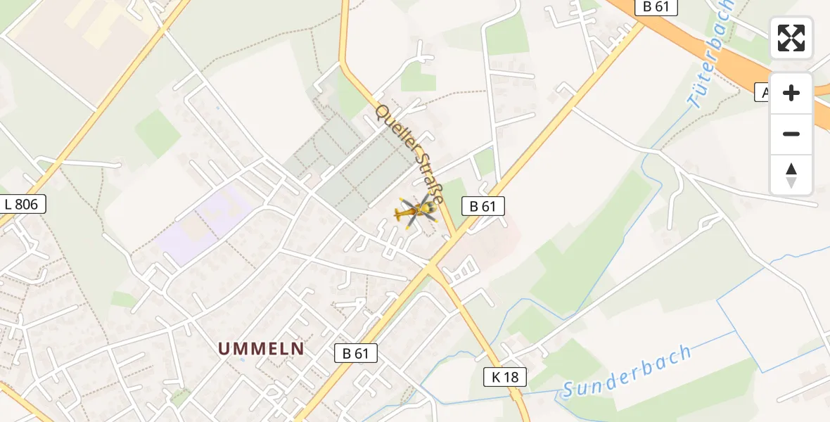Flugroute Rettungshubschrauber Bielefeld - Bielefeld, 02 Juni 2026, 15:08