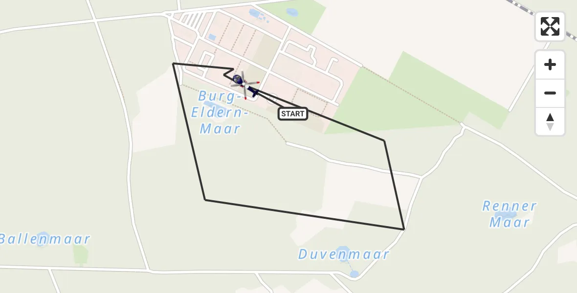 Flugroute Polizeihubschrauber Swisttal - Swisttal, 03 Juni 2026, 07:46