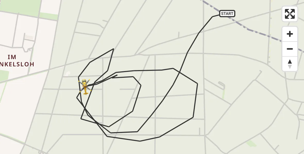 Flugroute Ambulanzhubschrauber Durmersheim - Durmersheim, 03 Juni 2026, 08:15