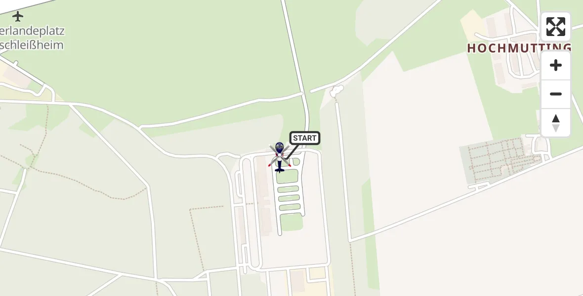 Flugroute Polizeihubschrauber Oberschleißheim - Oberschleißheim, 03 Juni 2026, 21:41