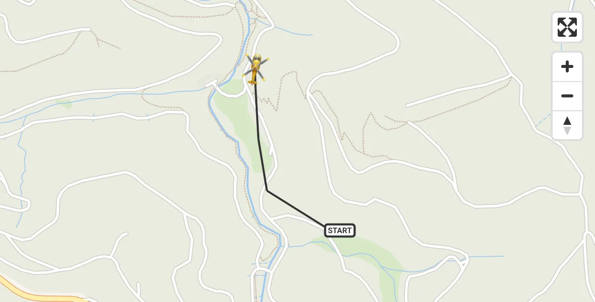 Flugroute Ambulanzhubschrauber Baden-Baden - Baden-Baden, 04 Juni 2026, 07:41