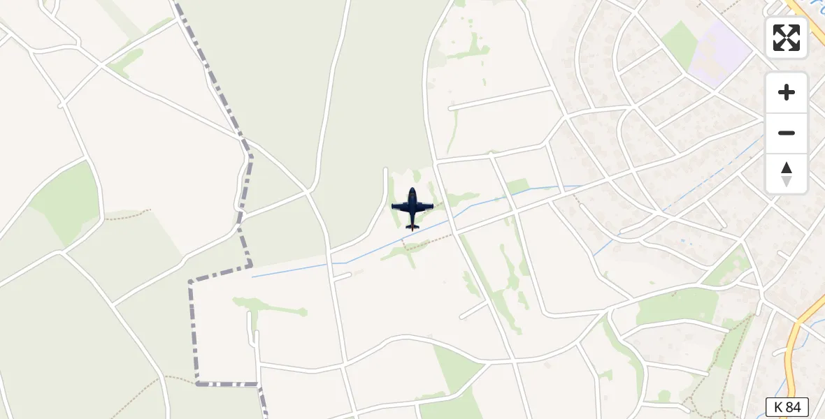 Flugroute Polizeiflugzeug Wartenberg - Wartenberg, 04 Juni 2026, 08:07