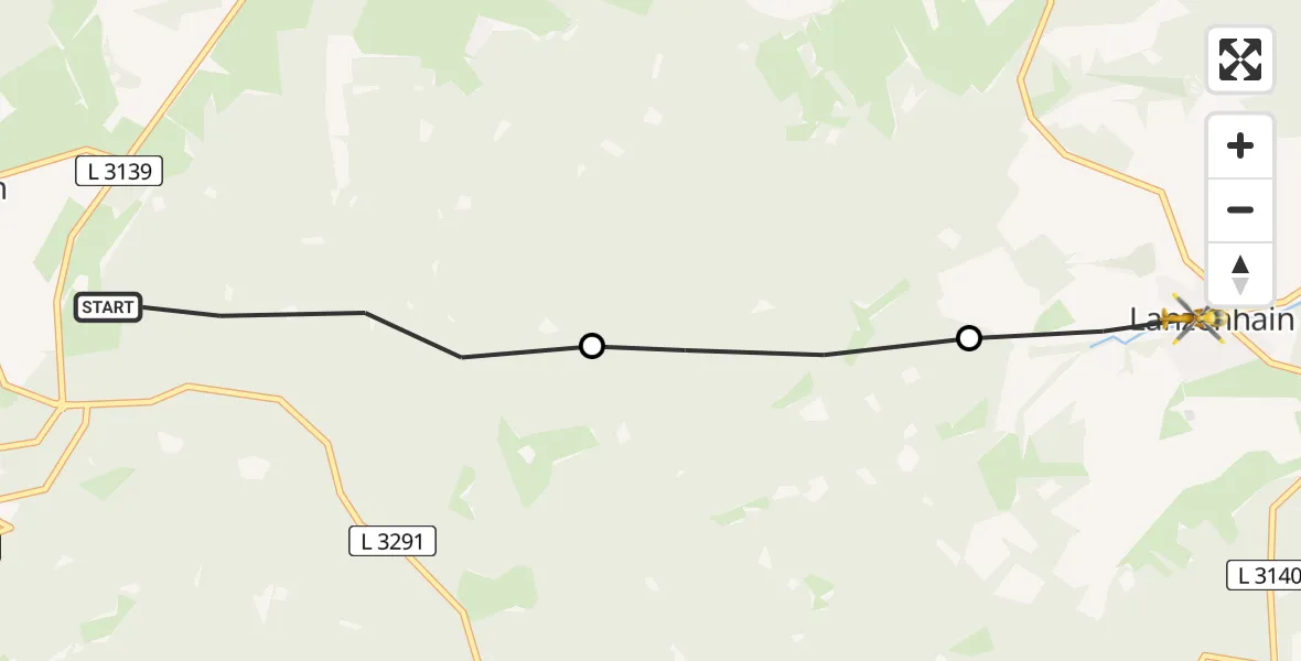 Flugroute Rettungshubschrauber Ulrichstein - Herbstein, 04 Juni 2026, 11:39