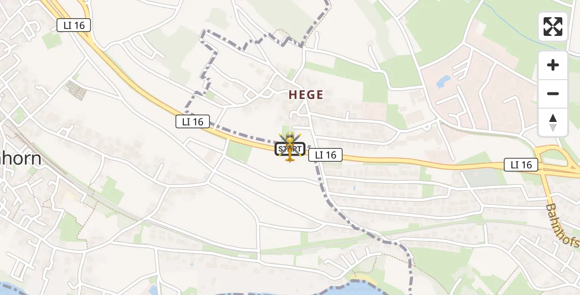 Flugroute Rettungshubschrauber Nonnenhorn - Nonnenhorn, 05 Juni 2026, 08:13
