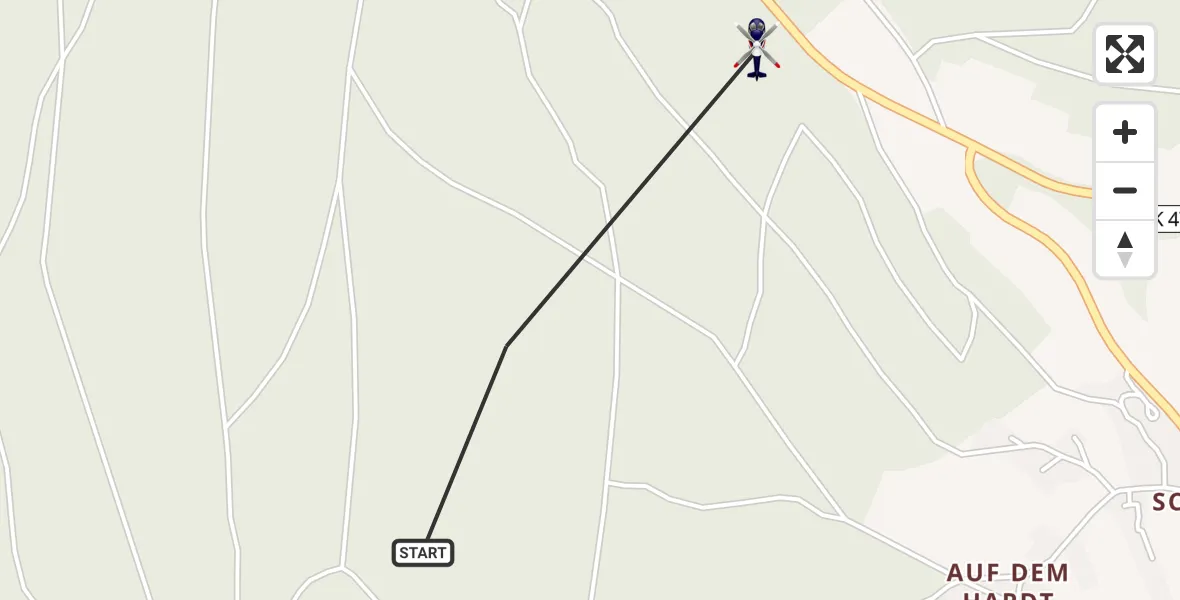 Flugroute Polizeihubschrauber Seewald - Seewald, 05 Juni 2026, 10:01