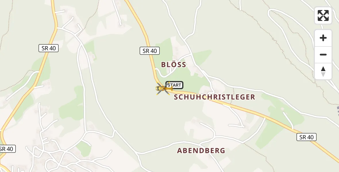 Flugroute Rettungshubschrauber Haibach - Haibach, 05 Juni 2026, 14:28