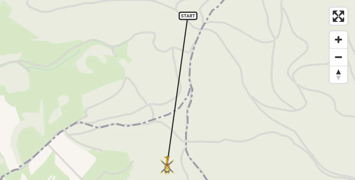 Flugroute Rettungshubschrauber Bischofrod - Ahlstädt, 05 Juni 2026, 15:29