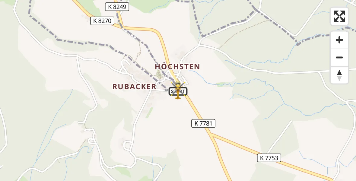 Flugroute Rettungshubschrauber Deggenhausertal - Deggenhausertal, 06 Juni 2026, 16:09