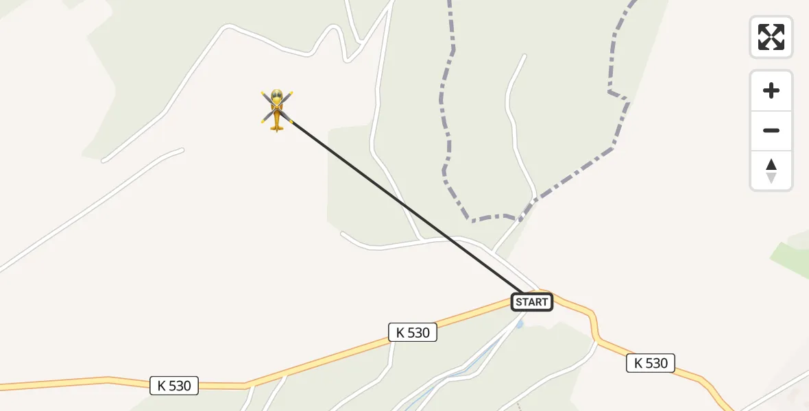 Flugroute Rettungshubschrauber Berga-Wünschendorf - Berga-Wünschendorf, 07 Juni 2026, 07:52