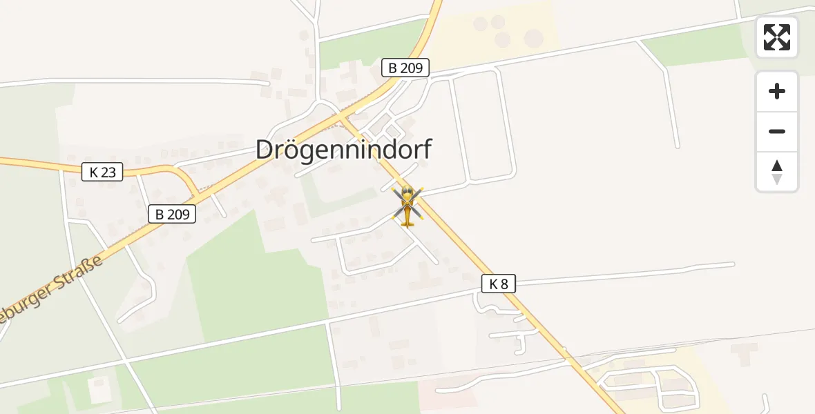 Flugroute Rettungshubschrauber Betzendorf - Betzendorf, 07 Juni 2026, 13:31