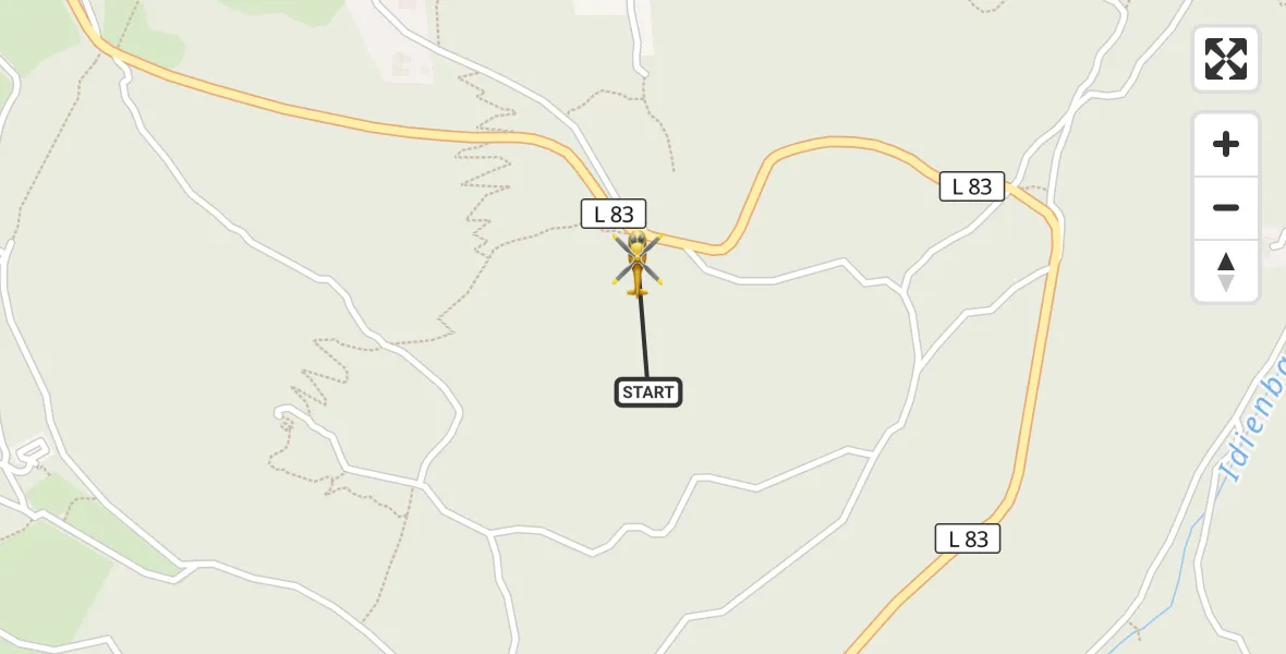 Flugroute Ambulanzhubschrauber Bad Neuenahr-Ahrweiler - Bad Neuenahr-Ahrweiler, 07 Juni 2026, 14:31