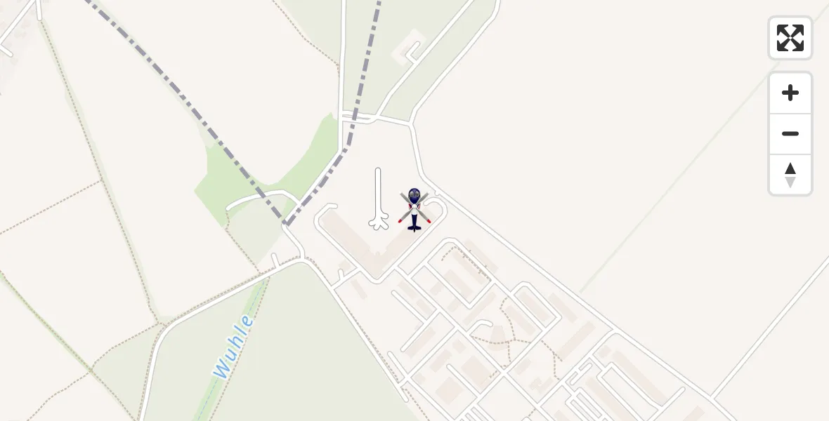 Flugroute Polizeihubschrauber Ahrensfelde Hubschrauberlandeplatz - Ahrensfelde Hubschrauberlandeplatz, 07 Juni 2026, 15:14