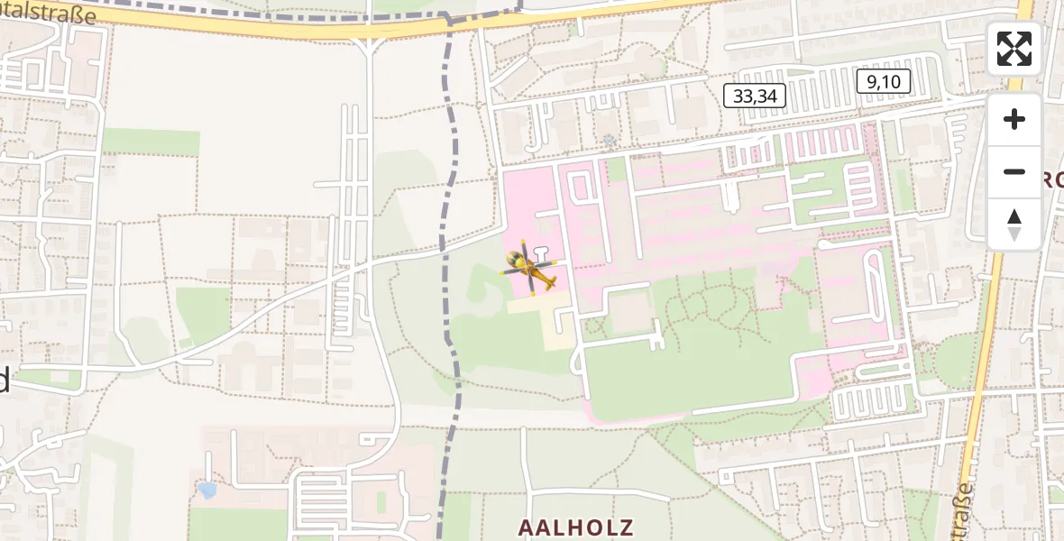 Flugroute Rettungshubschrauber DRF Air Rescue München Hubschrauberlandeplatz - DRF Air Rescue München Hubschrauberlandeplatz, 07 Juni 2026, 19:04