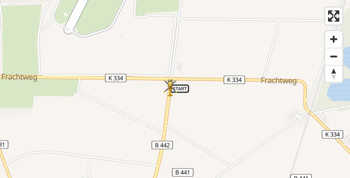Flugroute Rettungshubschrauber Wunstorf - Wunstorf, 08 Juni 2026, 09:02
