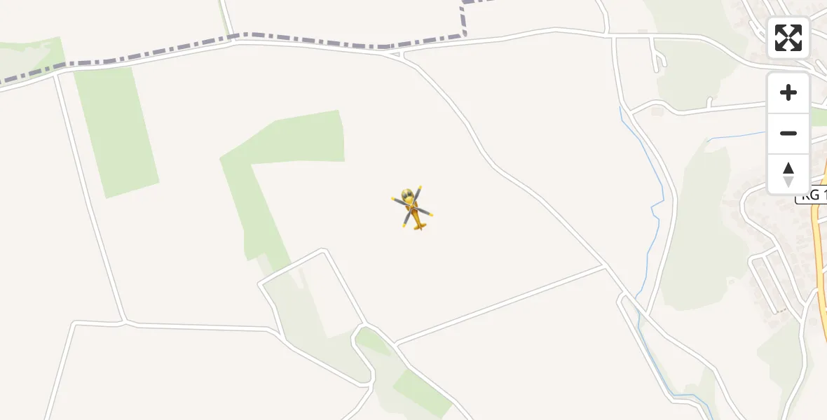 Flugroute Rettungshubschrauber Nüdlingen - Nüdlingen, 09 Juni 2026, 08:39