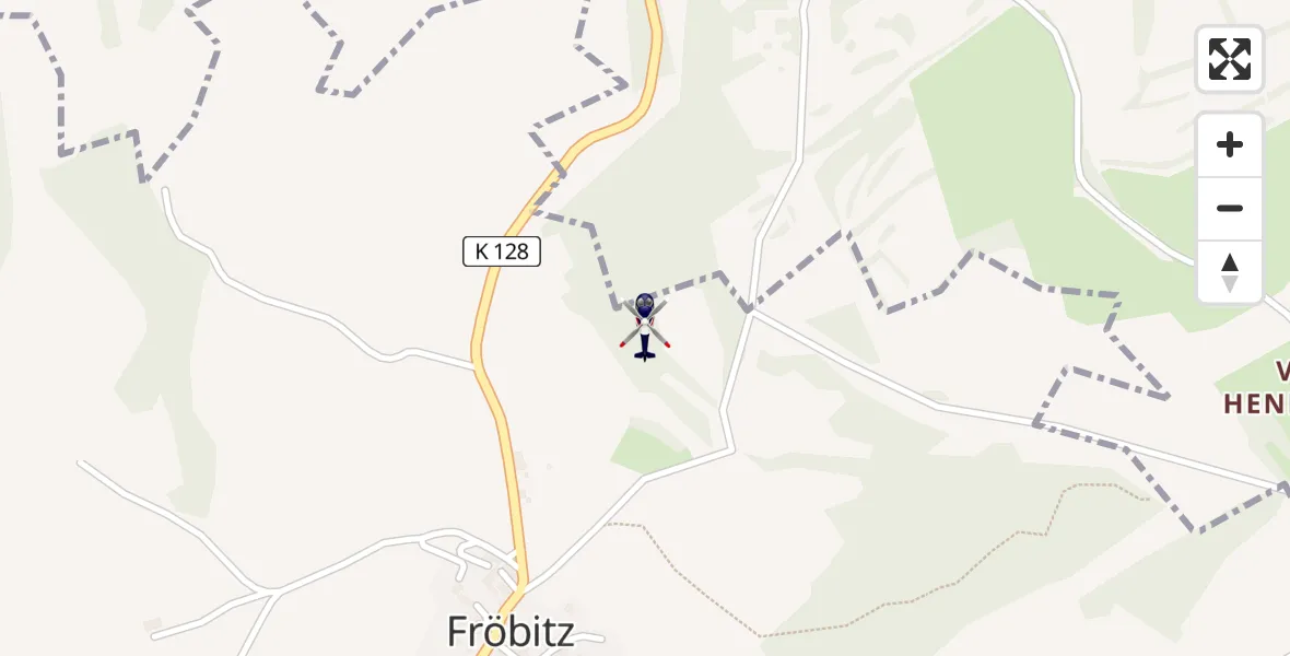 Flugroute Polizeihubschrauber Bad Blankenburg - Bad Blankenburg, 09 Juni 2026, 09:02