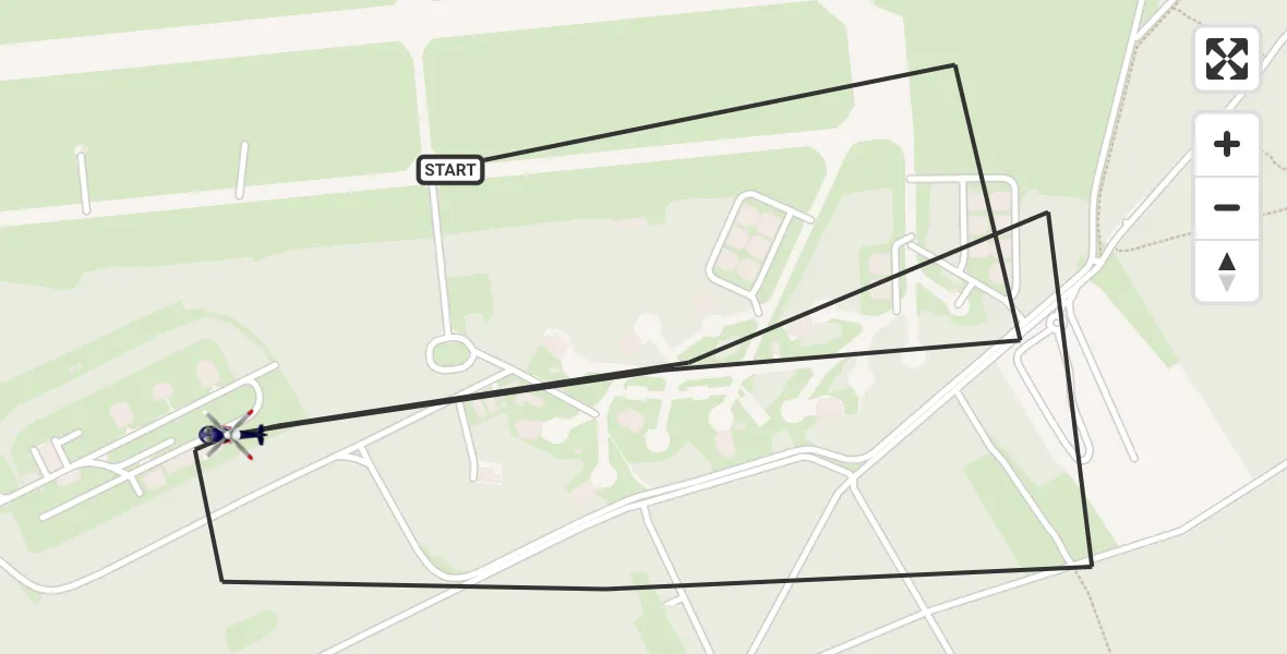 Flugroute Polizeihubschrauber Niederkrüchten - Niederkrüchten, 09 Juni 2026, 11:52