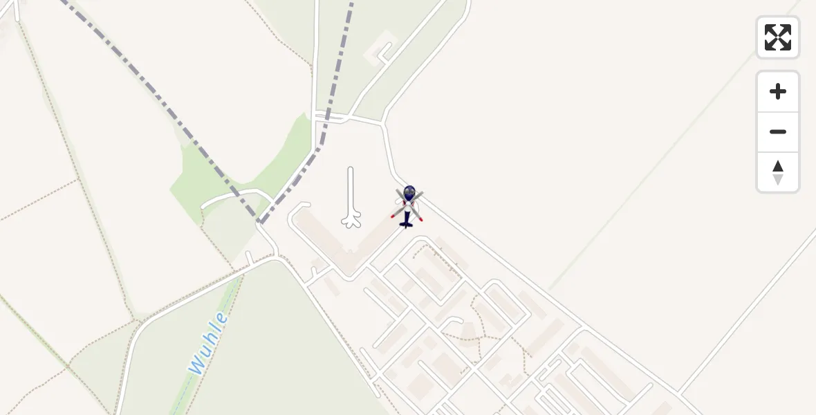 Flugroute Polizeihubschrauber Ahrensfelde Hubschrauberlandeplatz - Ahrensfelde Hubschrauberlandeplatz, 09 Juni 2026, 13:12