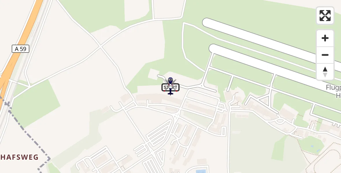 Flugroute Polizeihubschrauber Sankt Augustin - Sankt Augustin, 10 Juni 2026, 07:09