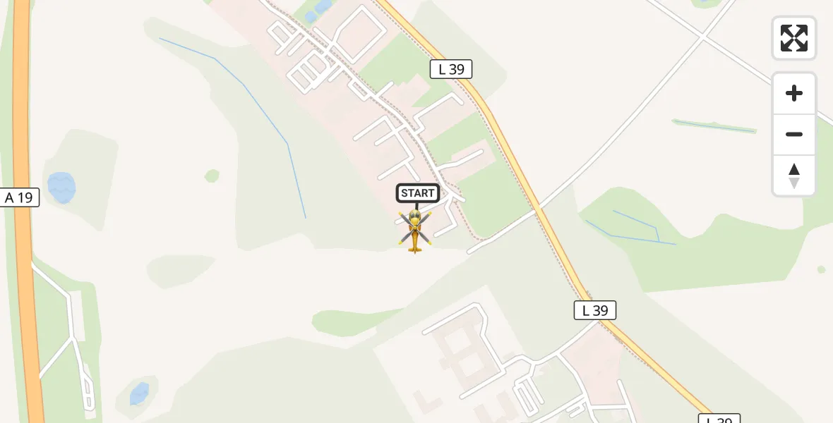 Flugroute Ambulanzhubschrauber Dummerstorf - Dummerstorf, 10 Juni 2026, 07:43