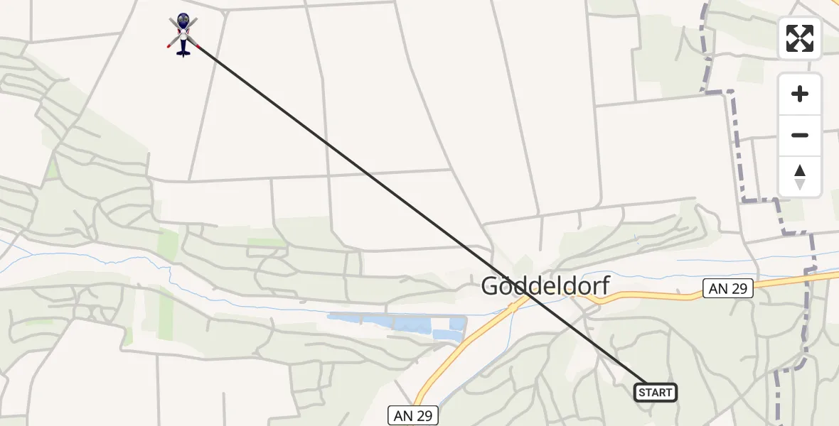 Flugroute Polizeihubschrauber Heilsbronn - Heilsbronn, 10 Juni 2026, 19:09