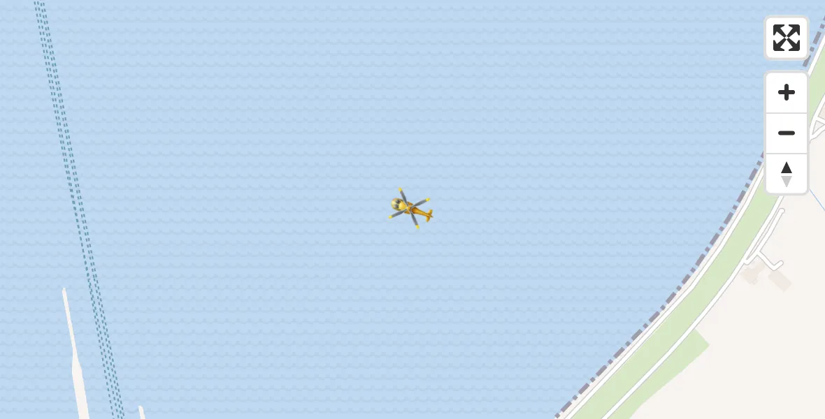 Flugroute Ambulanzhubschrauber Noordzee - Noordzee, 11 Juni 2026, 08:01