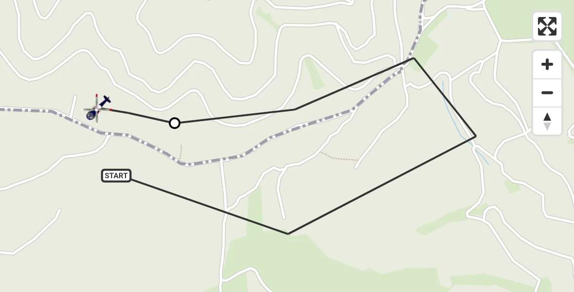 Flugroute Polizeihubschrauber Kesseling - Rech, 11 Juni 2026, 08:26