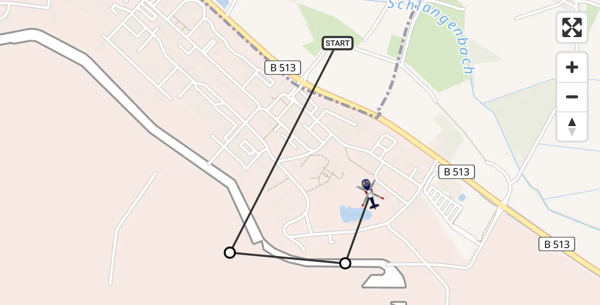 Flugroute Polizeihubschrauber Harsewinkel - Gütersloh, 11 Juni 2026, 09:17